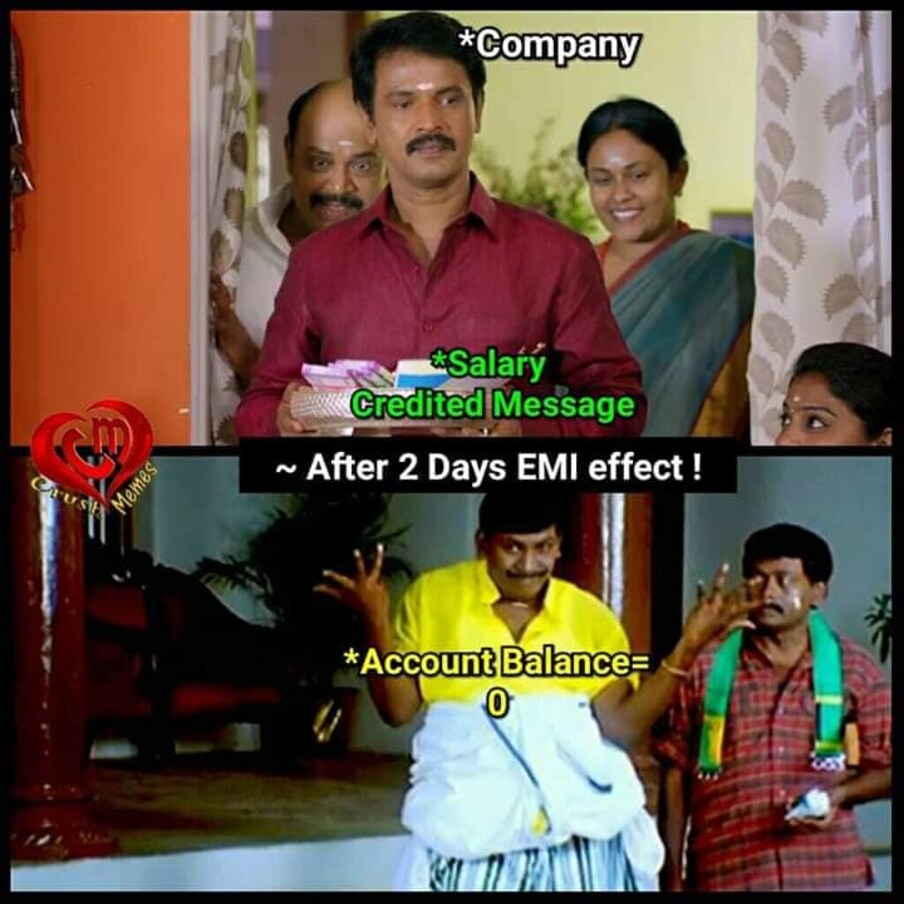  சம்பளம் வருறது மட்டும் தான் தெறித்து ... அது எங்க பொது-னு தெரிய மாட்டுது