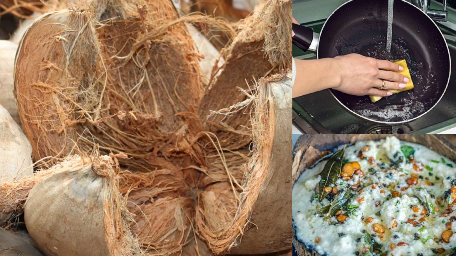 தேங்காய் நார் வைத்து இத்தனை விஷயங்கள் செய்யலாமா..? ஆச்சரியமூட்டும் ஹேக்ஸ்...