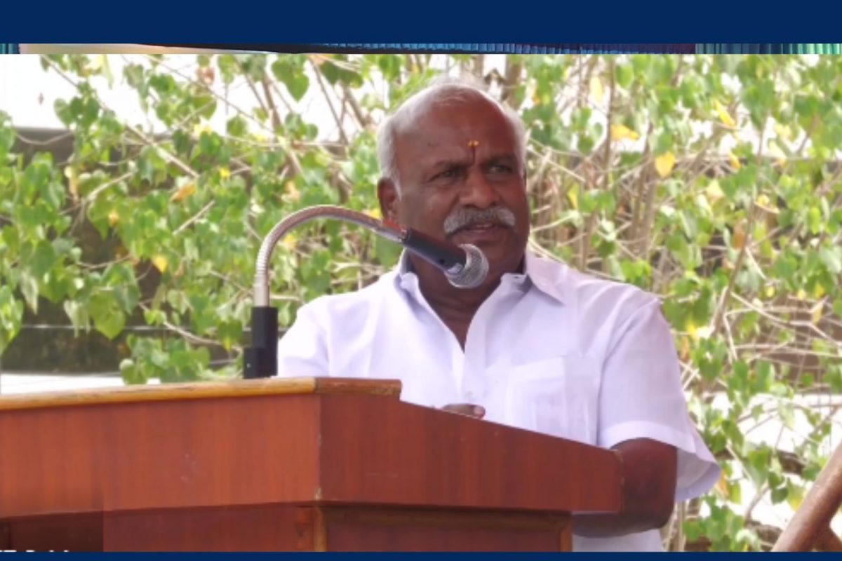 இந்து முன்னணி மாநில தலைவர் காடேஸ்வர சுப்பிரமணியன் 