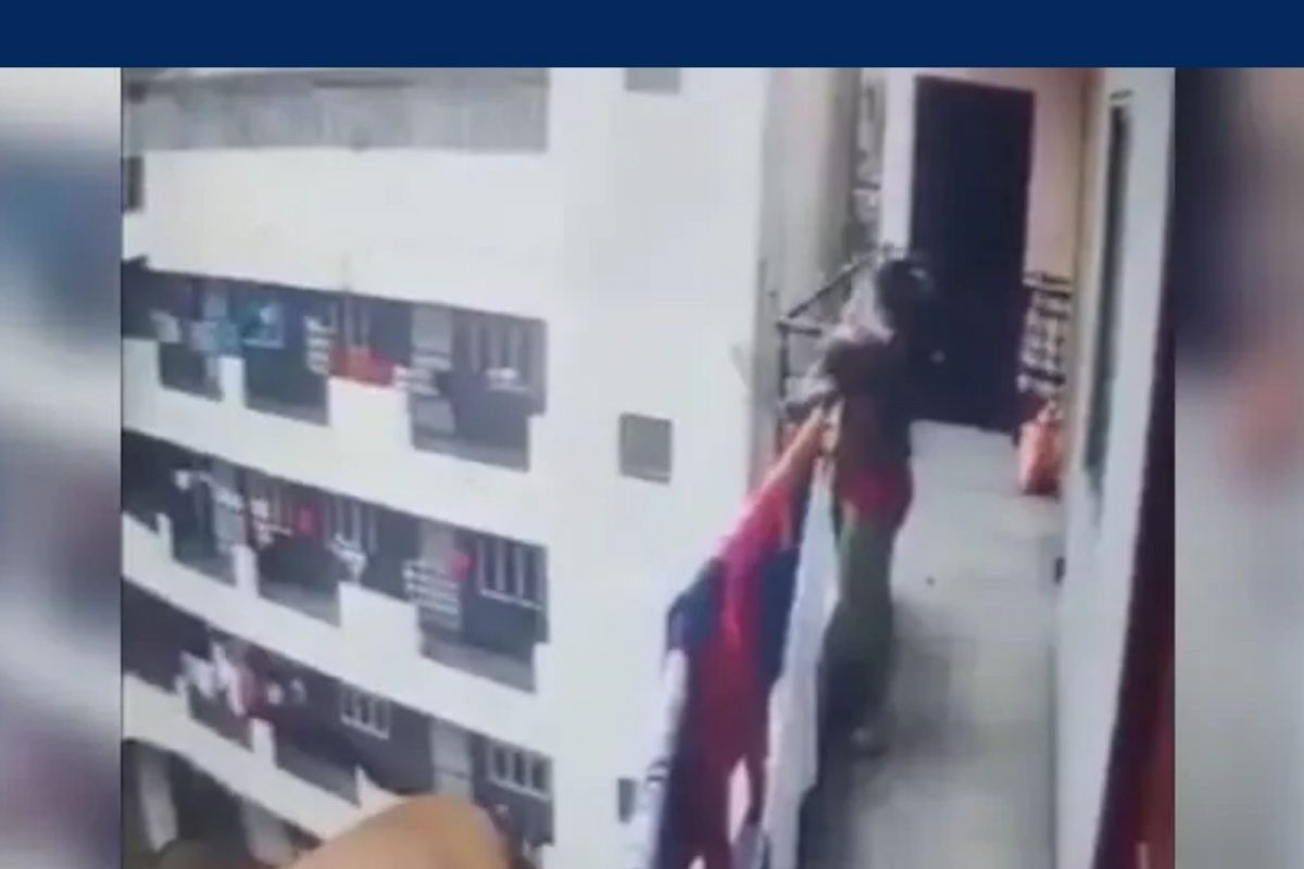 குழந்தையை 4ஆவது மாடியில் தூக்கி வீசி கொன்ற தாய்