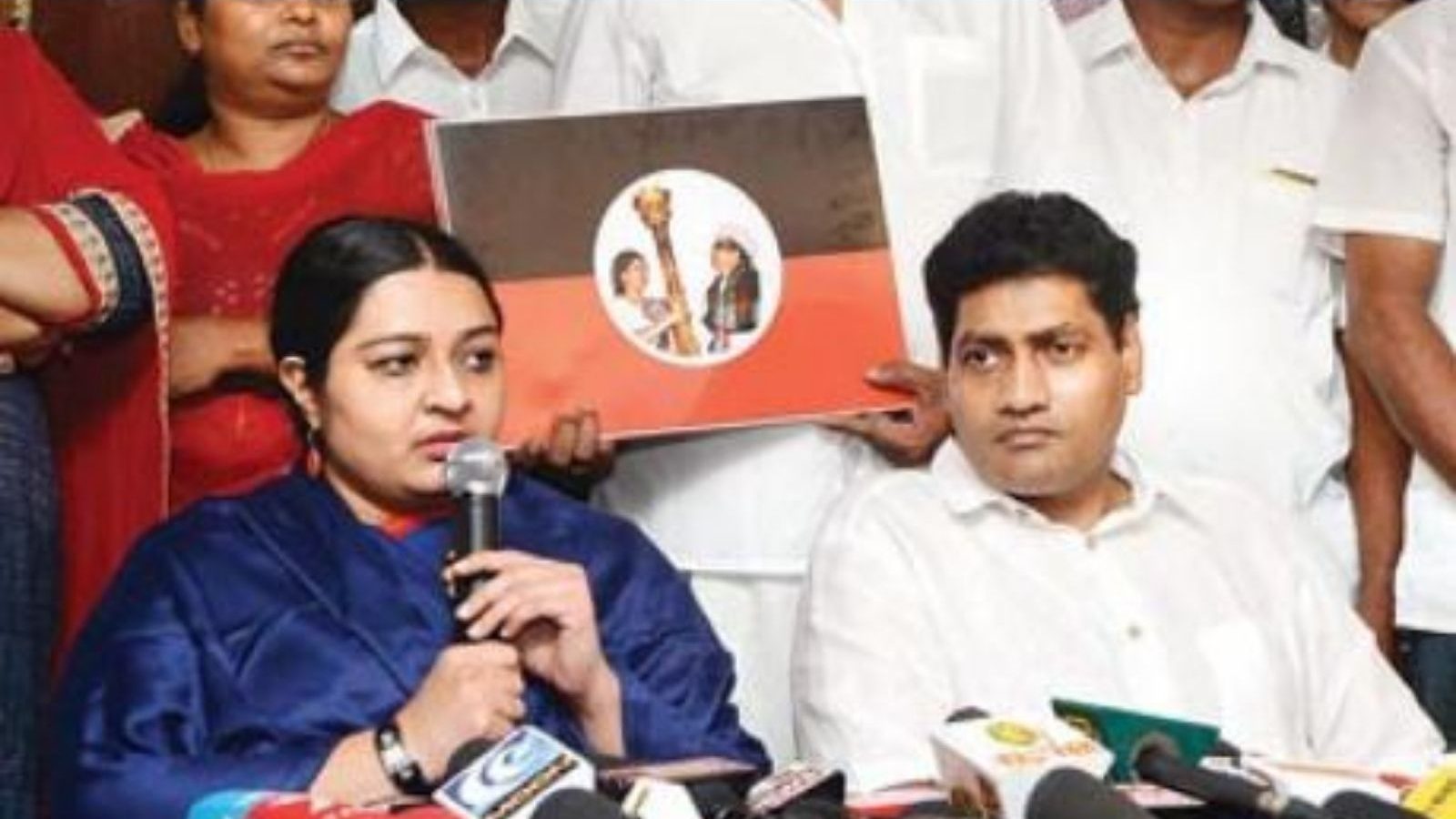 நான் டார்ச்சர் செய்கிறேனா.. ஜெ.தீபாவின் குற்றச்சாட்டை மறுக்கும்  மாதவன் - என்ன தான் பிரச்னை?