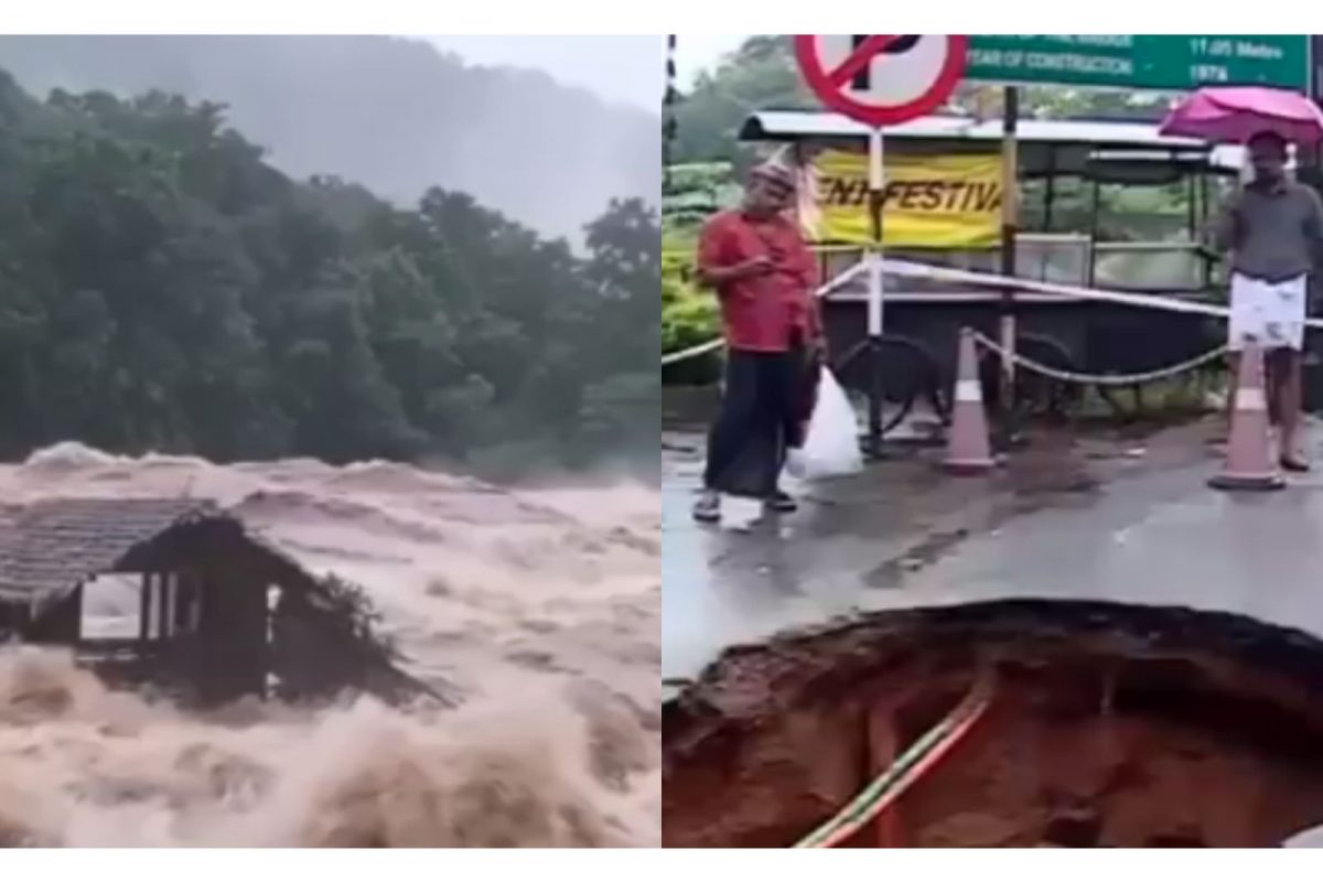 கேரளாவில் தொடரும் கனமழை... பம்பா நதியில் ஐயப்ப பக்தர்கள் குளிக்க தடை..