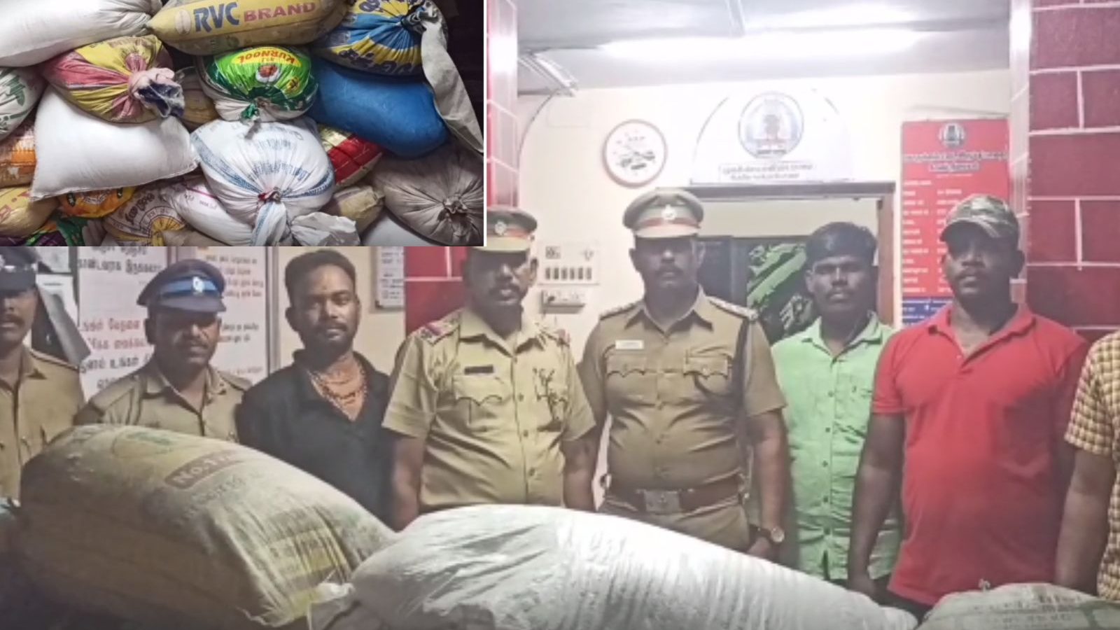 மின்சார ரயில் மூலம் ரேசன் அரிசி கடத்தல்.. ஆந்திராவுக்கு கடத்த முயன்ற 3டன் அரிசி பறிமுதல்