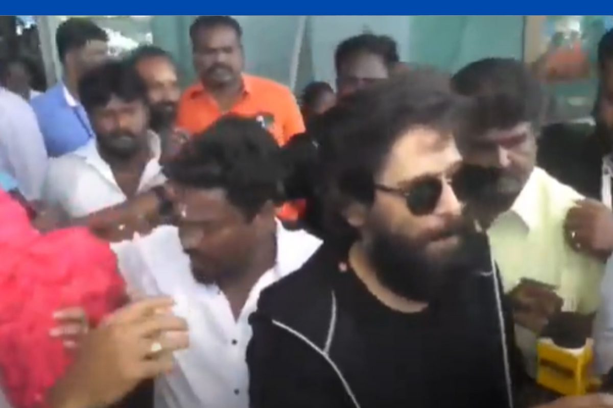 நடிகர் விக்ரமை காண முண்டியடித்த ரசிகர்கள் மீது தாக்குதல்