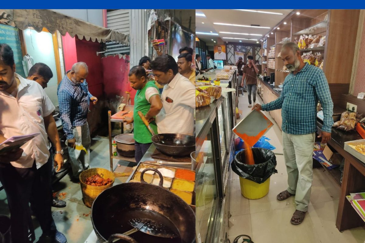 மதுரையில் உணவுப் பாதுகாப்புத் துறை அதிகாரிகள் அதிரடி 