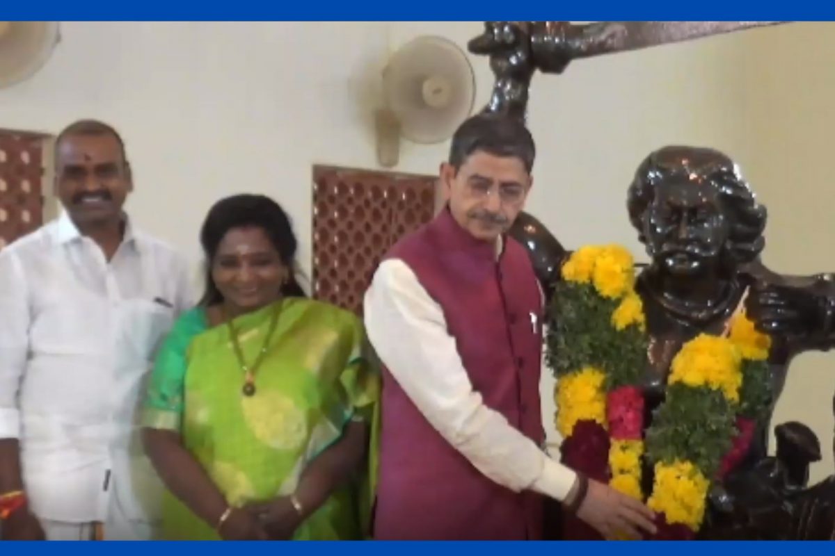 ஒண்டிவீரன் நினைவு அஞ்சல் தலையை வௌியிட்டார் ஆளுநர் ஆர்.என்.ரவி