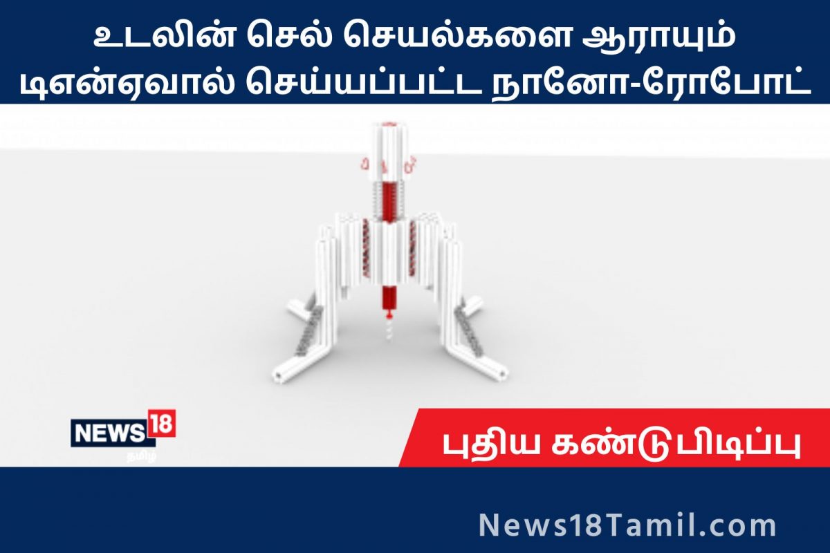 உடலின் செல் செயல்களை ஆராயும் டிஎன்ஏவால் செய்யப்பட்ட நானோ-ரோபோட்