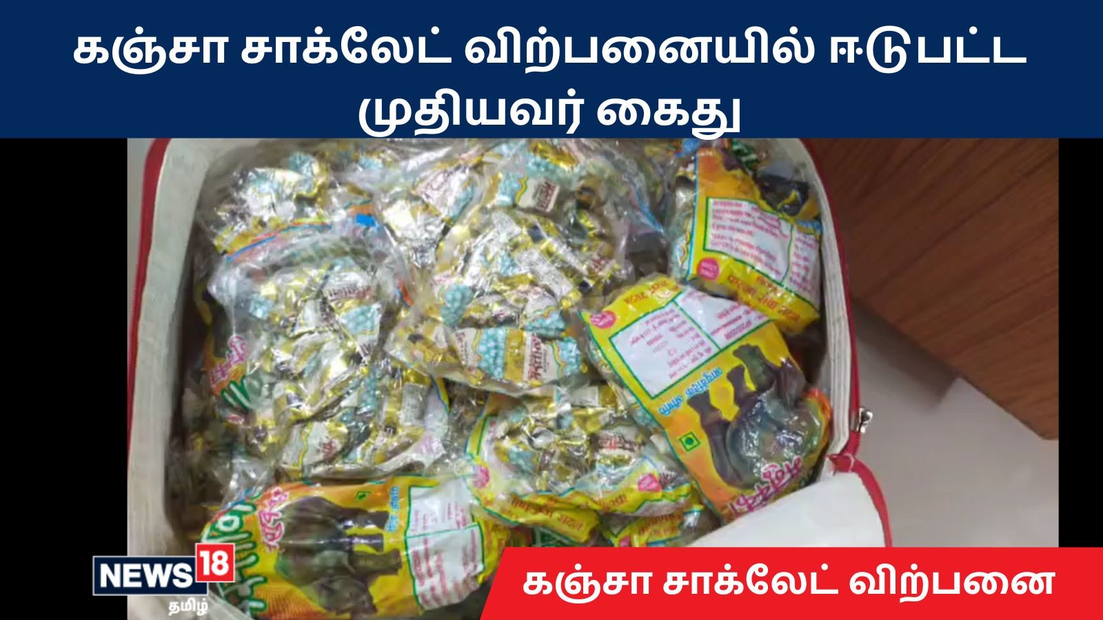 கோவையில் மாணவர்களை குறிவைத்து கஞ்சா சாக்லேட் விற்பனை அதிகரிப்பு