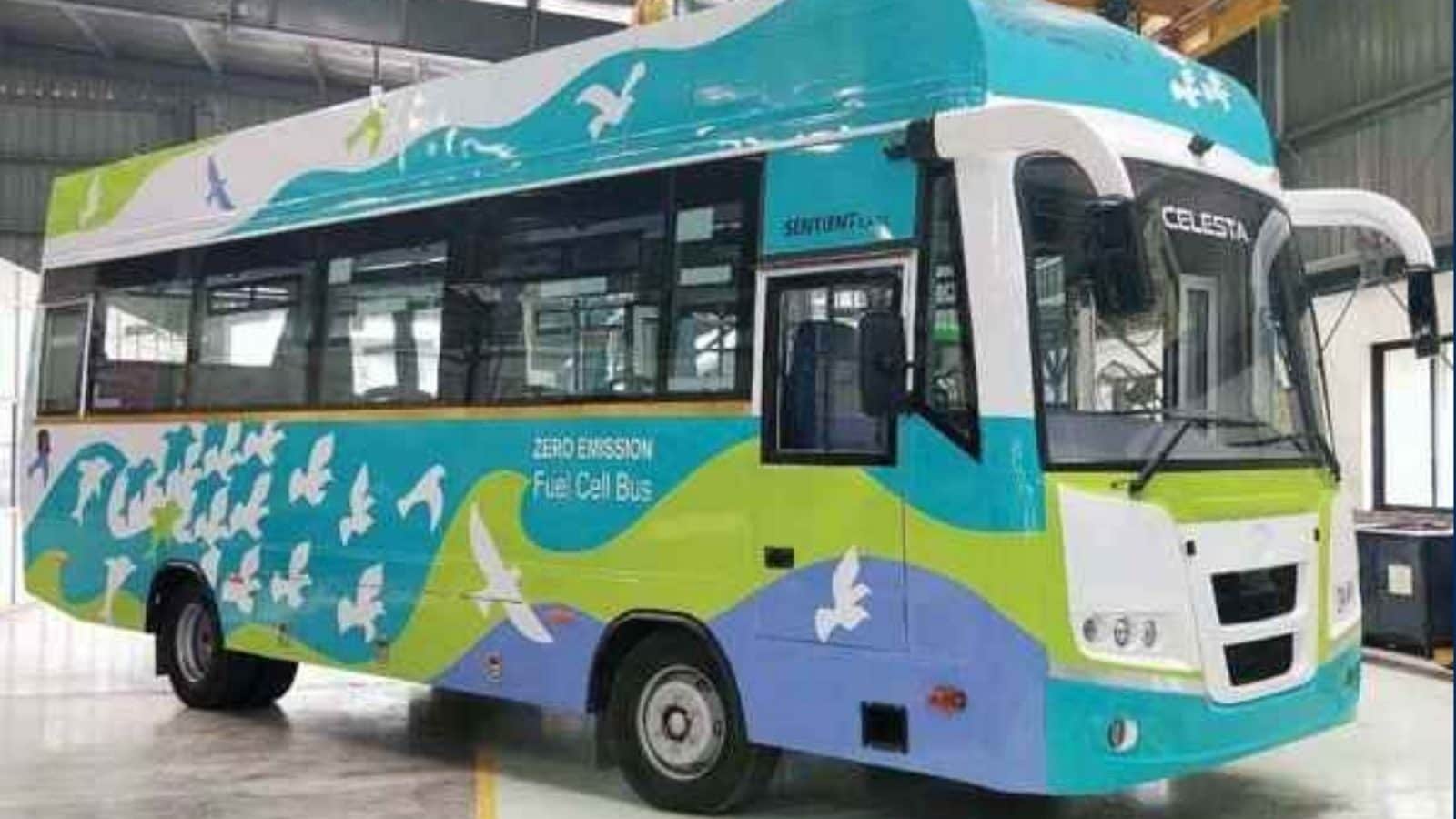 இந்தியாவிலே தயாரிக்கப்பட்ட ஹைட்ரஜன் பேருந்து புனேவில் இயக்கம்..! ஹைட்ரஜன் மற்றும் காற்றில் மின்சார உற்பத்தி - எப்படி செயல்படுகிறது?