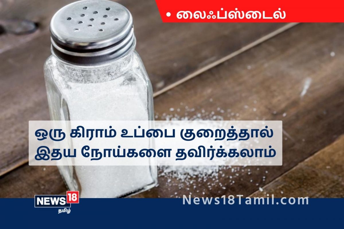 ஒரு கிராம் உப்பை குறைத்தாலே உயர் இரத்த அழுத்தத்தை தவிர்க்கலாம்