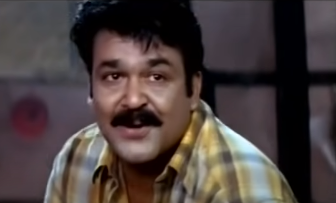  படத்தில் மோகன்லால் நரசிம்மம் போல் கெட்டவர்களை அழிப்பவர். காங்கிரஸ் கட்சிக்காரர்தான் பிரதான எதிராளி. அந்த டயலாக்கை வைத்துதான் அமித்ஷாவை மலையாளிகள்,  'நீ போ மோனே ஷாஜி' என ட்ரோல் செய்தனர். அமித்ஷாவில் உள்ள ஷாவுடன் ஜி சேர்த்தால் ஷாஜி.