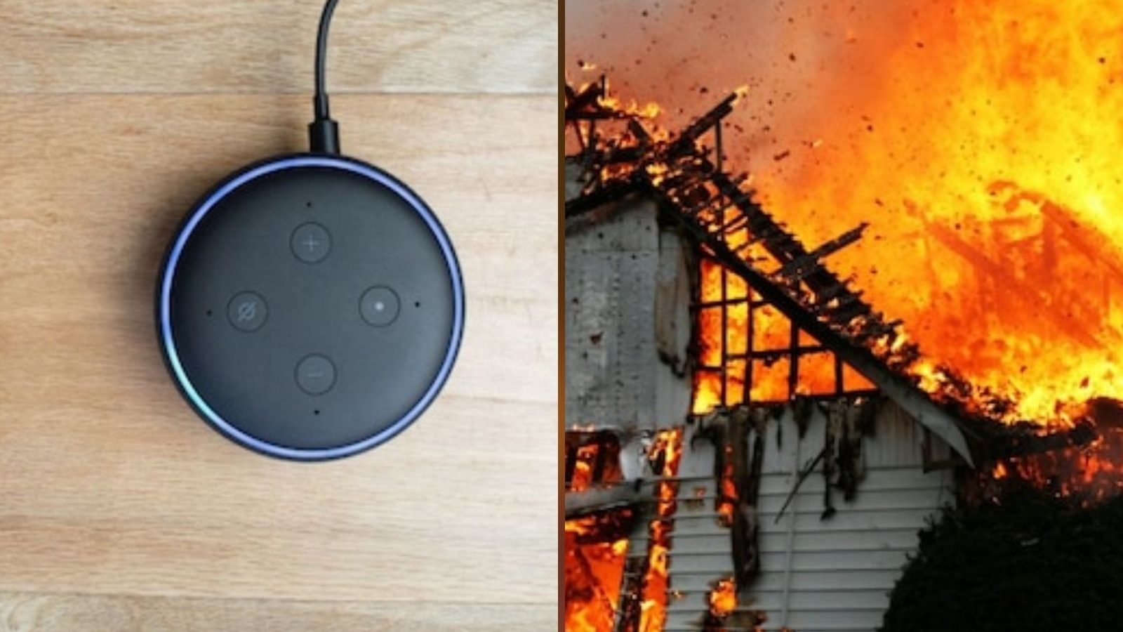 நள்ளிரவில் வீட்டில் பற்றிய தீ.. அலெர்ட் கொடுத்து 6பேரின் உயிரை காத்த அலெக்சா கருவி