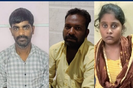 ஓய்வு பெற்ற விமான அதிகாரி வீட்டில், 70 சவரன் தங்க நகை, பல லட்ச ரூபாய் மதிப்பிலான வைர நகைகளை கொள்ளையடித்து சென்ற 3 பேரை போலீசார் கைது செய்தனர்.
