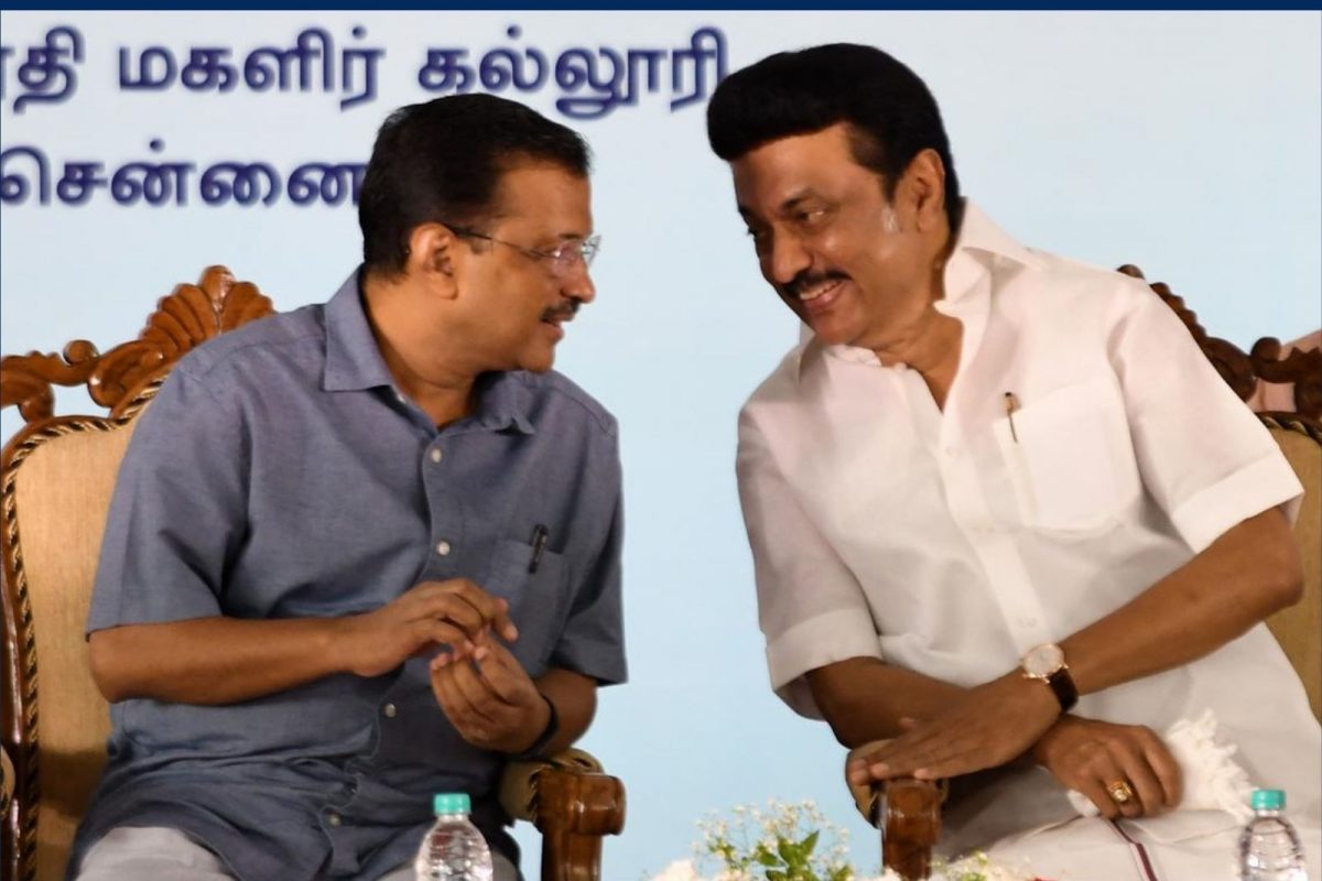 முதலமைச்சர் அரவிந்த் கெஜ்ரிவால், முதலமைச்சர் மு.க.ஸ்டாலின்