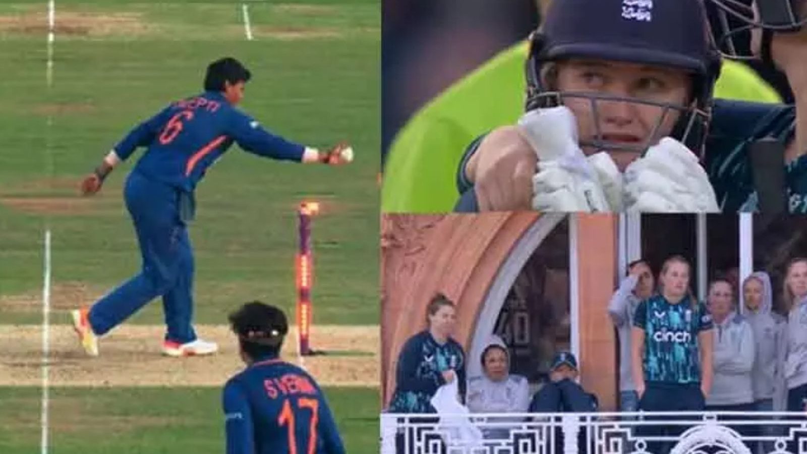 அஸ்வின் ஆன தீப்தி, மன்கட் முறையில் ரன் அவுட் - அதிர்ச்சியில் உறைந்த இங்கிலாந்து 3-0 ஒயிட்வாஷ்!