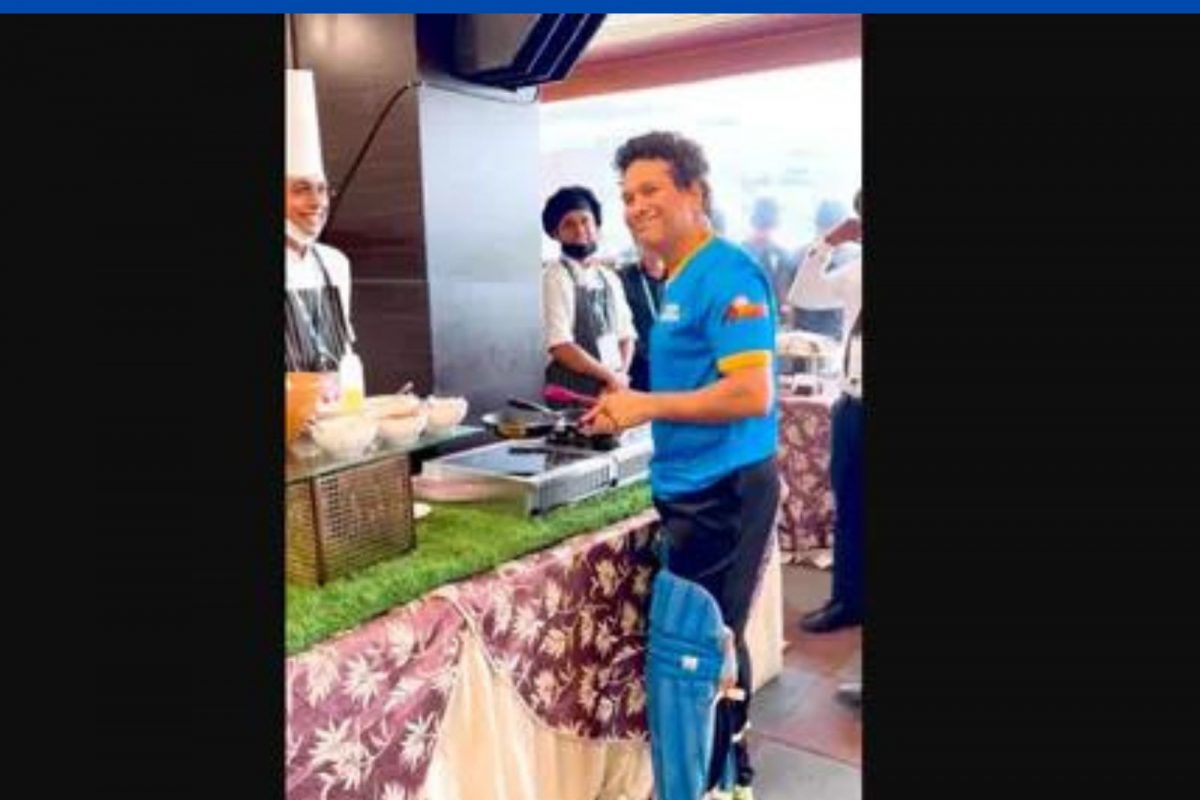 கிரிக்கெட் மட்டுமல்ல, எனக்கு சமையல் கலையும் தெரியும் - அசத்தும் சச்சின