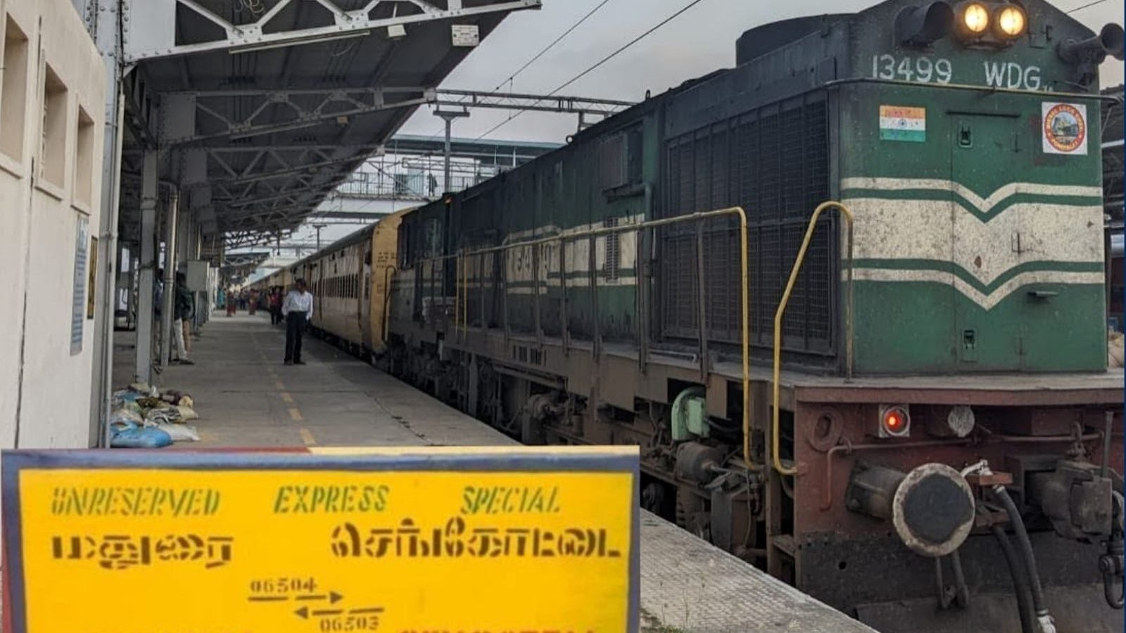 மதுரை-செங்கோட்டை மற்றும் செங்கோட்டை-மதுரை முன்பதிவில்லாத சிறப்பு ரயில்கள் இன்று  (செப்.5) முதல் 6 நாள்களுக்கு ரத்து..