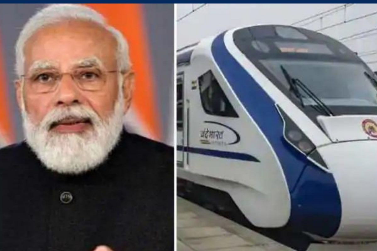 முற்றிலும் உள்நாட்டிலேயே தயாரான, மணிக்கு 200 கி.மீ. வேகம் வரையிலும் பயணிக்கக் கூடிய வந்தே பாரத் ரயில்களை இந்திய ரயில்வே அறிமுகம் செய்து வருகிறது. குஜராத் மாநிலம், காந்திநகரில் இருந்து மகாராஷ்டிரா மாநிலம் மும்பை வரையிலான வந்தே பாரத் ரயில் சேவை வெள்ளிக்கிழமை