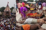 குணசீலத்தில் திருத்தேரோட்டம்...  பக்தர்கள் விநோத வழிபாடு