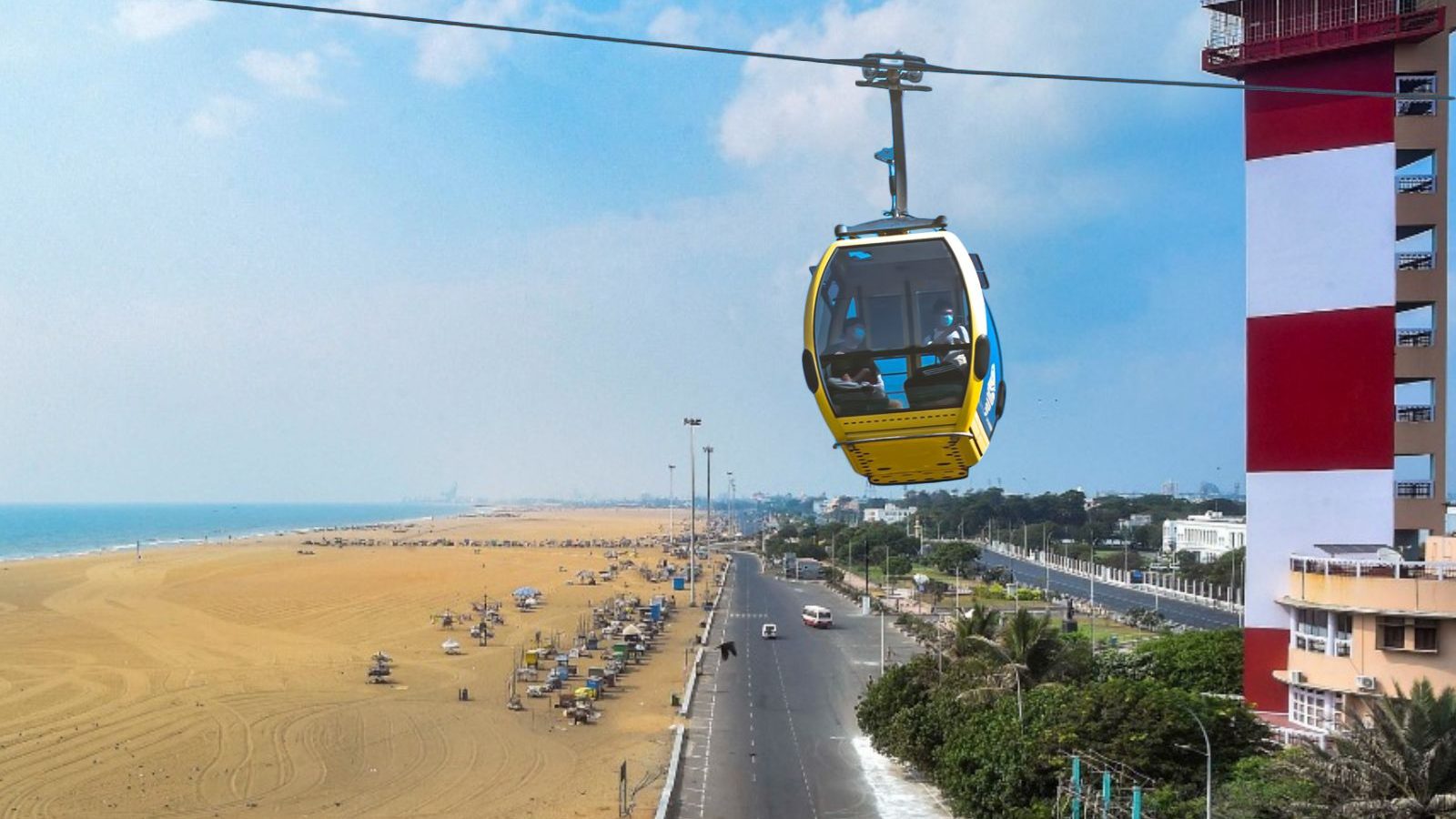 நேப்பியர் பாலம் - கலங்கரை விளக்கம் இடையே ரோப்கார்.. சென்னை மேயர் பிரியா தகவல்!