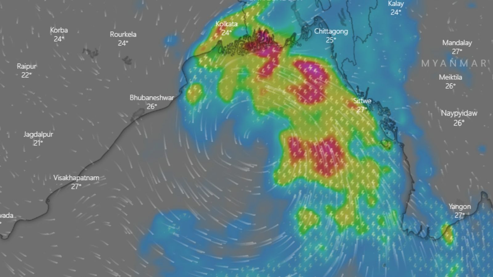 அச்சுறுத்தும் சித்ராங் புயல்... தீபாவளியன்று வங்க கடல் பகுதியில் உருவாகிறது!