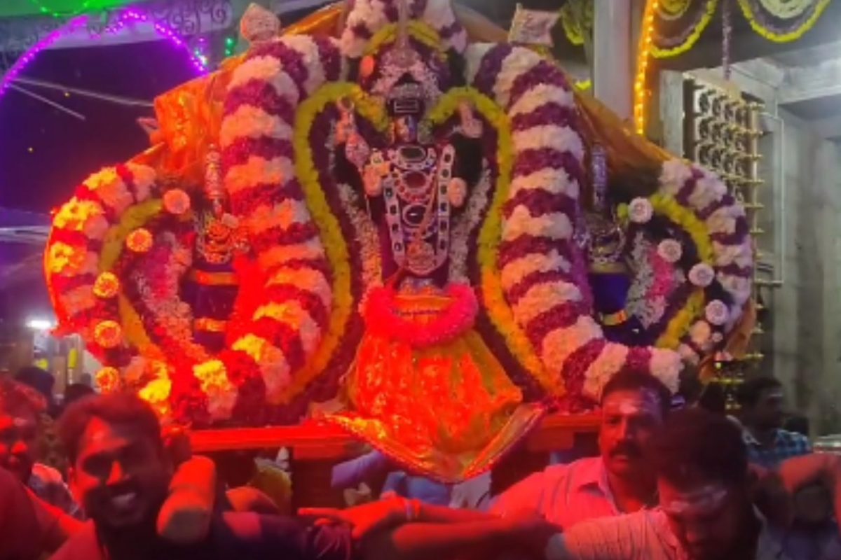 கந்தசஷ்டி விழா : புருஷா மிருக வாகனத்தில் எழுந்தருளிய முருக பெருமான்..!