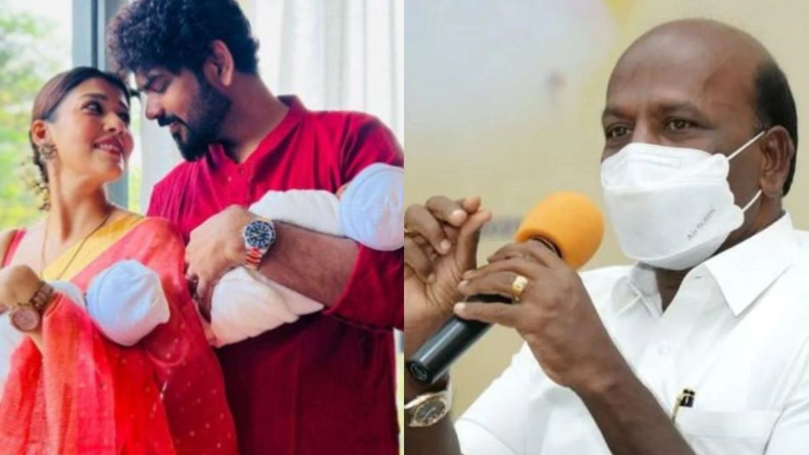 நயன் - விக்கி வாடகை தாய் விவகாரம் குறித்த விசாரணை குழு அறிக்கை நாளை தாக்கல்- அமைச்சர்