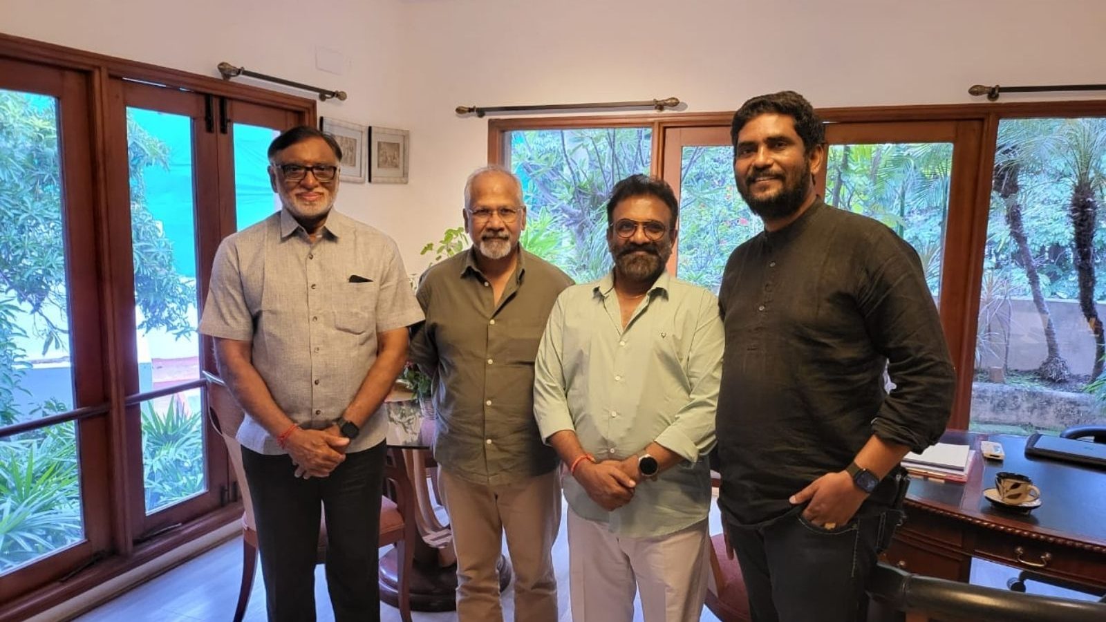 இயக்குநர் மணிரத்னத்தை நேரில் சந்தித்து வாழ்த்து தெரிவித்த நடப்பு தயாரிப்பாளர் சங்கம்!