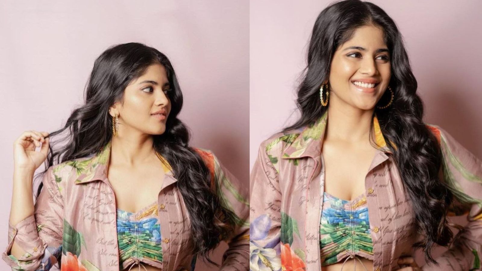 சிரிப்பால் எனை நீ சிதைத்தாய் போதும்..  நடிகை மேகா ஆகாஷின் அழகிய படங்கள்...