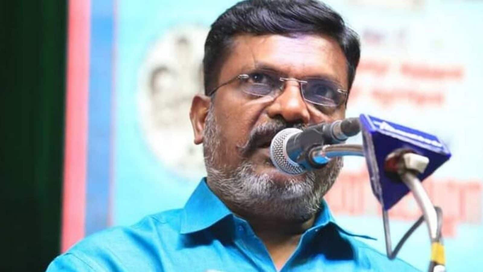 ''மருது சகோதரர்களை காட்டிக் கொடுத்த ஒய்யா தேவர் போன்றவர் அண்ணாமலை'' - திருமாவளவன் பேச்சு