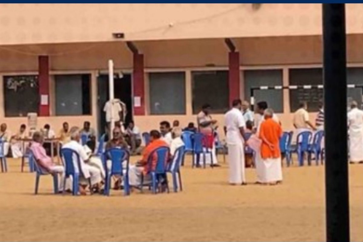 சென்னை தனியார் பள்ளியில் 2வது நாளாக ஆர்.எஸ்.எஸ். பயிற்சி முகாம்...
