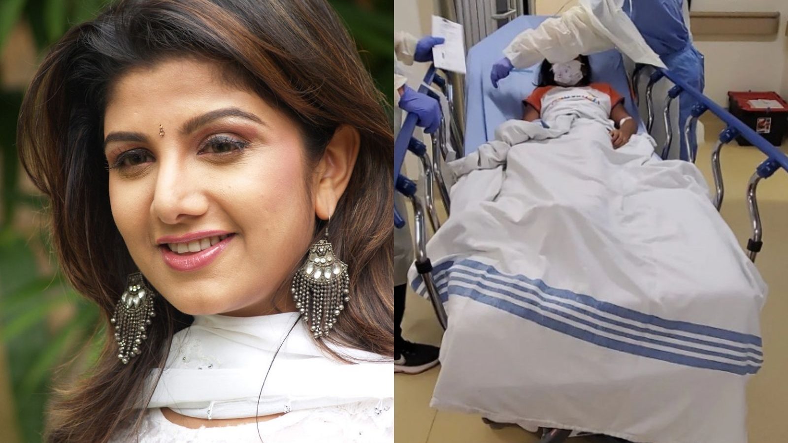 நடிகை ரம்பா சென்ற கார் விபத்து - மகளை பள்ளியில் இருந்து அழைத்து வந்த போது விபரீதம்...