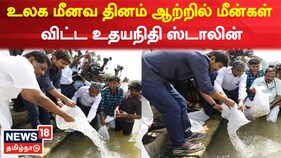 தாமிரபரணி ஆற்றில் மீன் குஞ்சுகள் விடும் நிகழ்ச்சியை தொடங்கி வைத்த உதயநிதி!