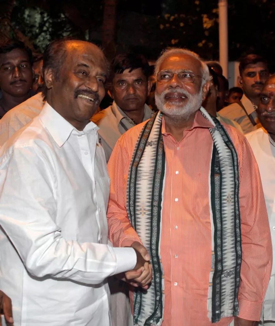  ரஜினிகாந்த் - நரேந்திர மோடி.