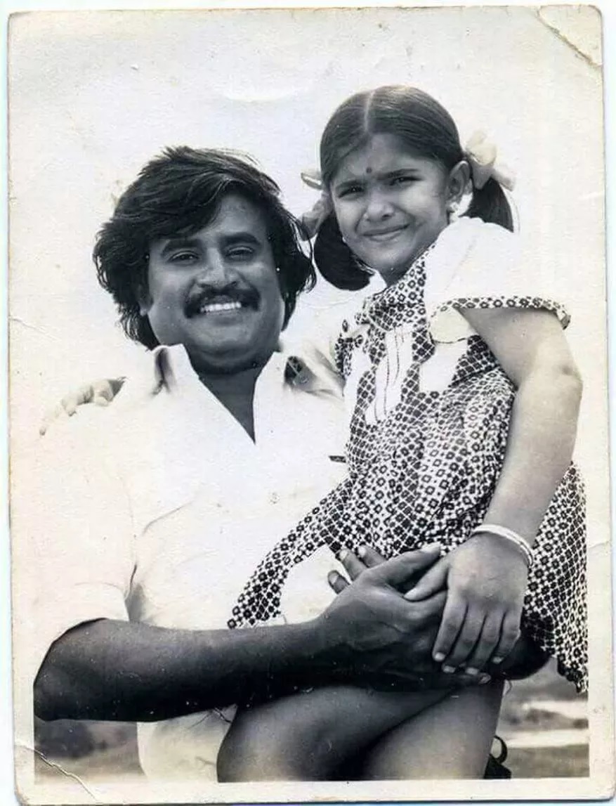  பாடகி அனுராதா ஸ்ரீராம் உடன் ரஜினிகாந்த்