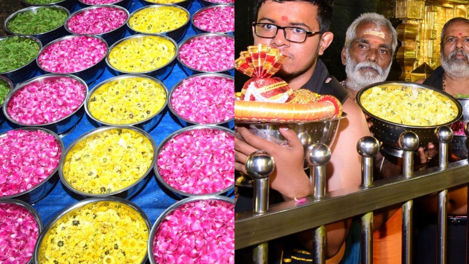 சபரிமலை ஐயப்பனுக்கு புஷ்பாபிஷேகம்... தமிழகத்தில் இருந்து செல்லும் பூக்கள்..!