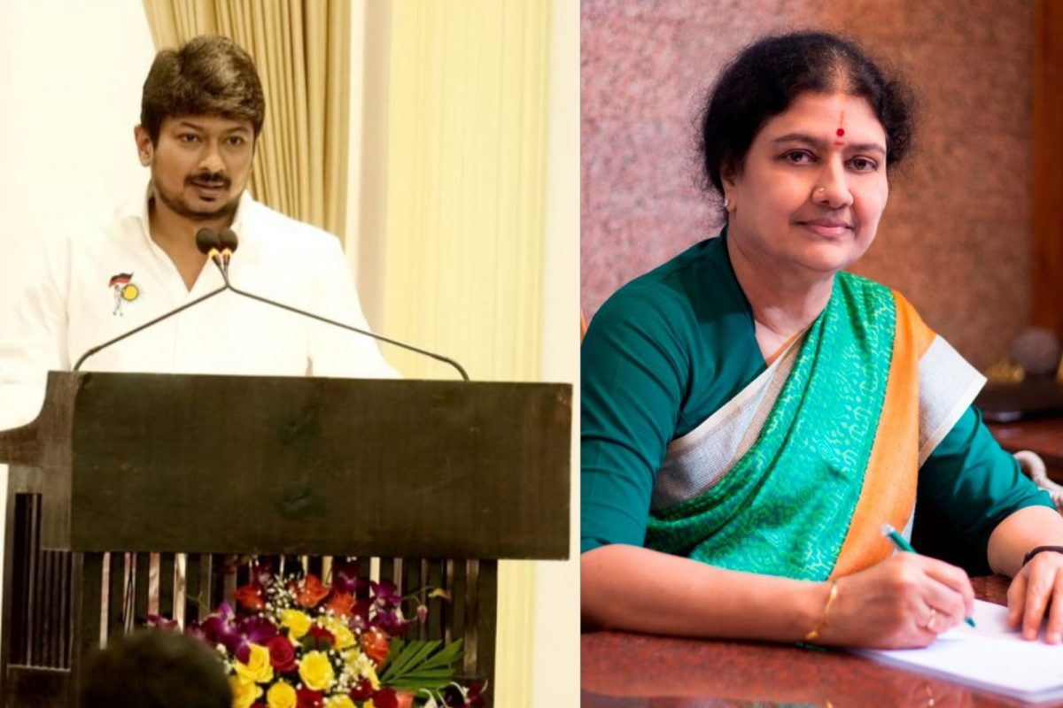 உதயநிதி - சசிகலா