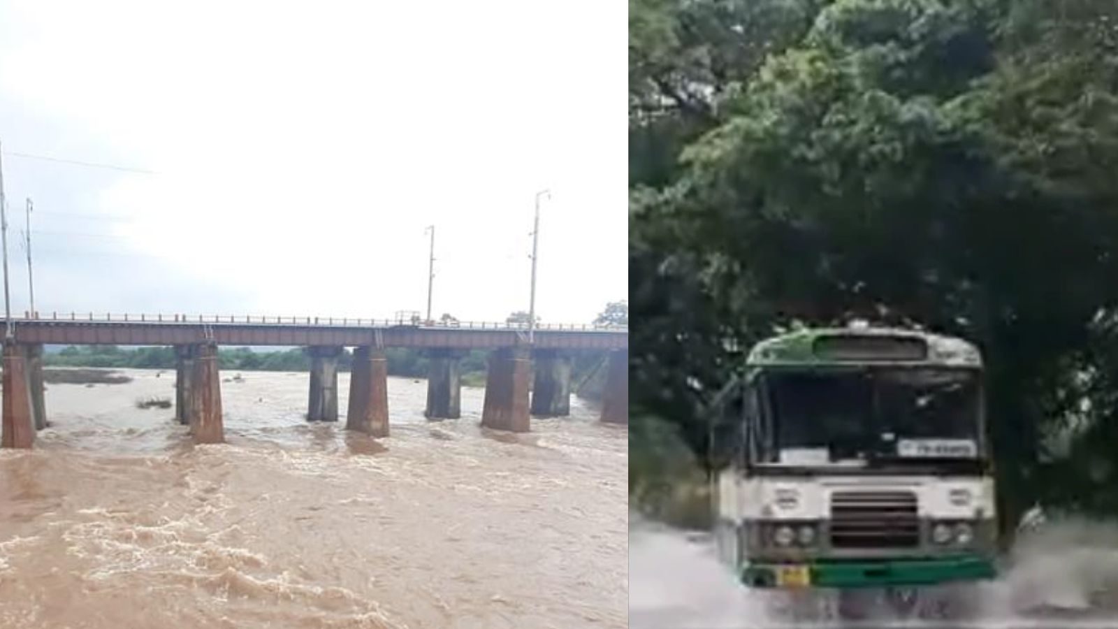 மாண்டஸ் புயலால் ஆந்திராவில் வெள்ளம்.. ஜஸ்ட் மிஸ்ஸில் தப்பிய சென்னை..!