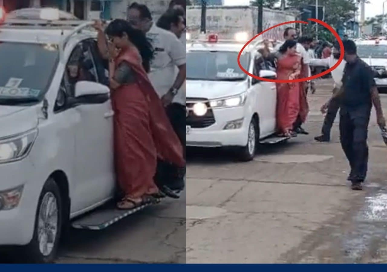 Chennai Mayor Priya traveled hanging on the Chief Minister’s convoy.. The video is going viral