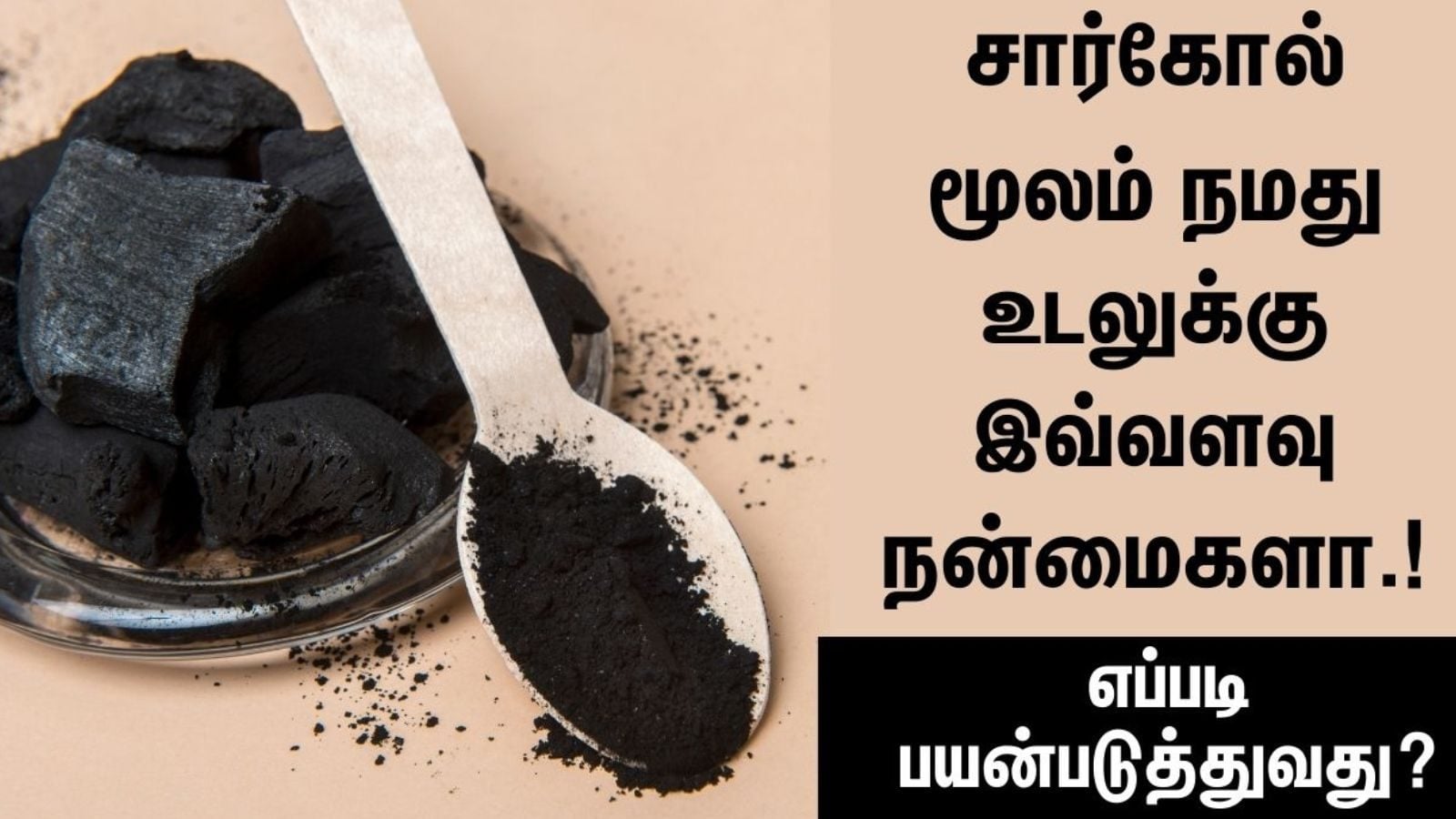 சார்க்கோலை சாதாரணமா நினைச்சுடாதீங்க... அதன் நன்மைகள் தெரிஞ்சா