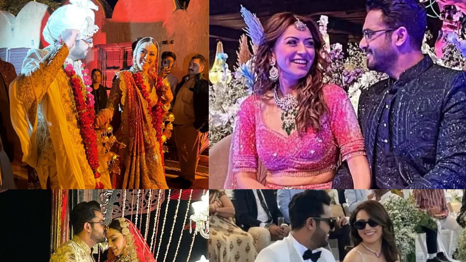 ஹன்சிகாவின் பிரம்மாண்ட திருமணம்...! வைரல் புகைப்படங்கள்..