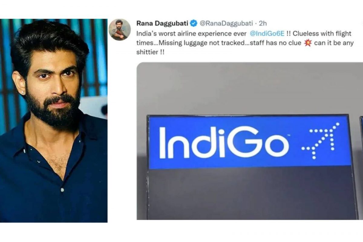 லக்கேஜ் காணாமல் போனதால் விமான சேவை மீது பாய்ந்த ராணா !