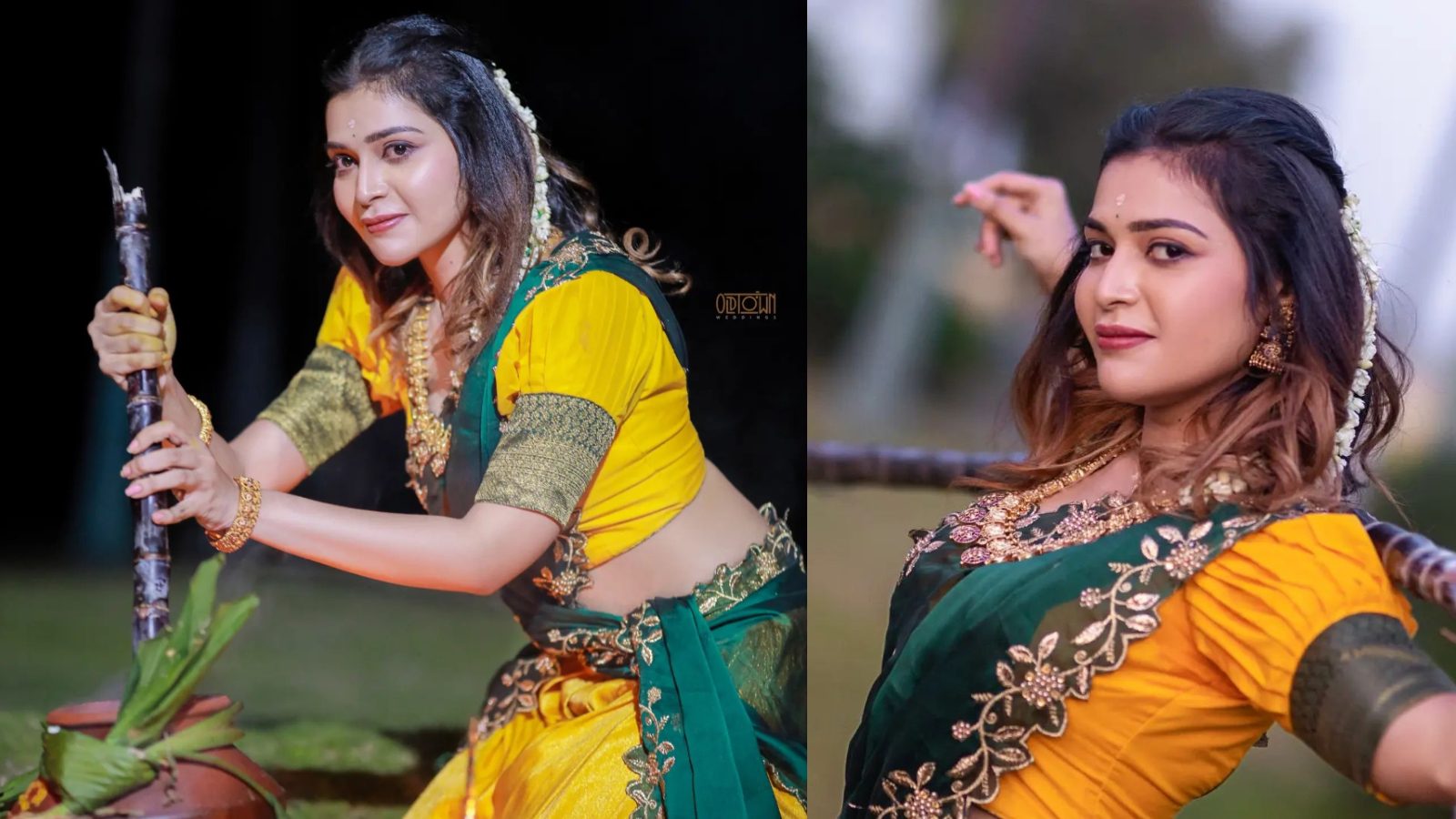 Pongal 2023 |  நடிகை தர்ஷா குப்தாவின் பொங்கல் ஃபோட்டோஷூட் கிளிக்ஸ்.!