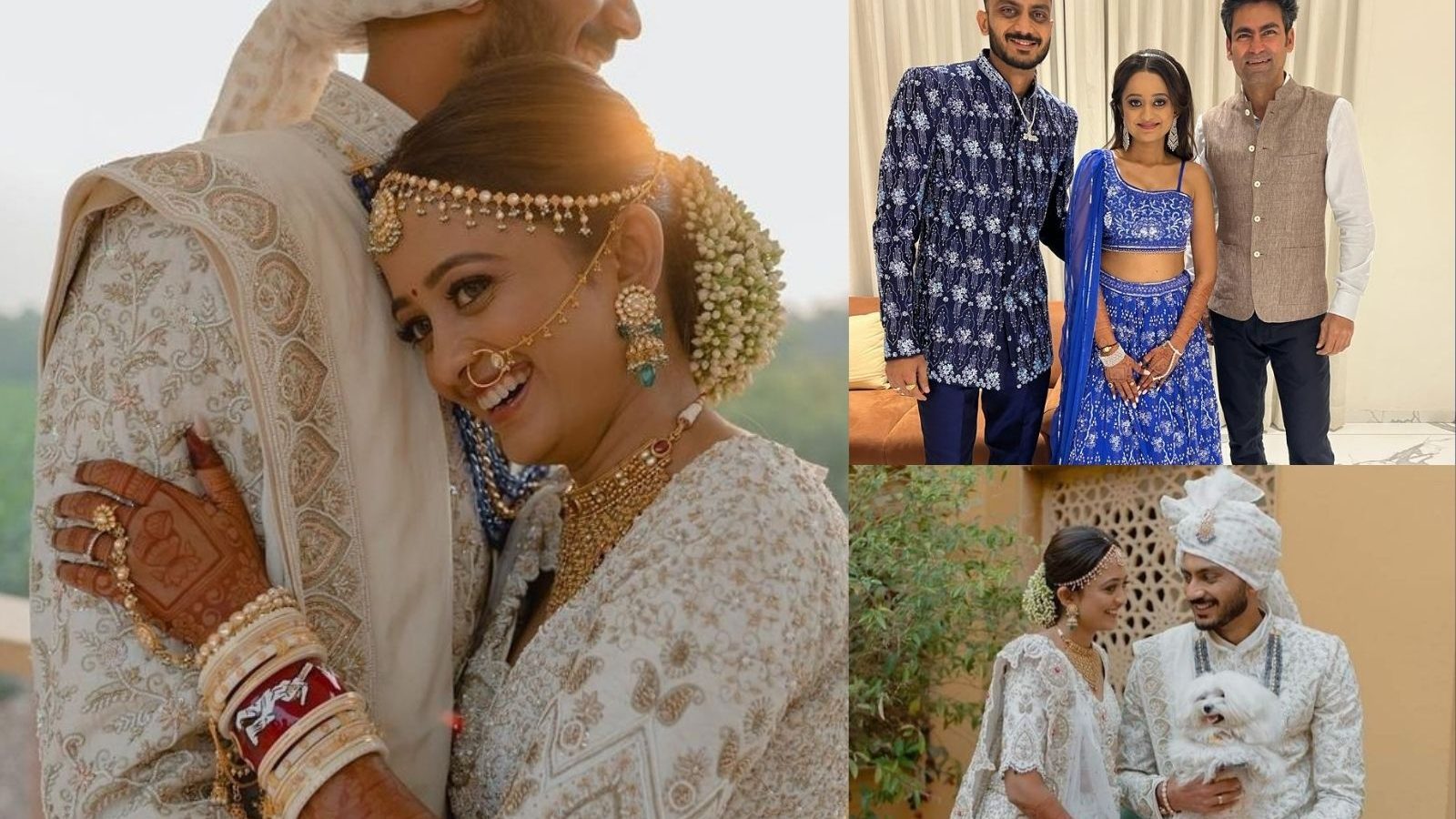 கிரிக்கெட் வீரர் அக்சர் பட்டேலுக்கு டும்..டும்..டும்.! கோலாகலமாக நடந்த திருமணம்!