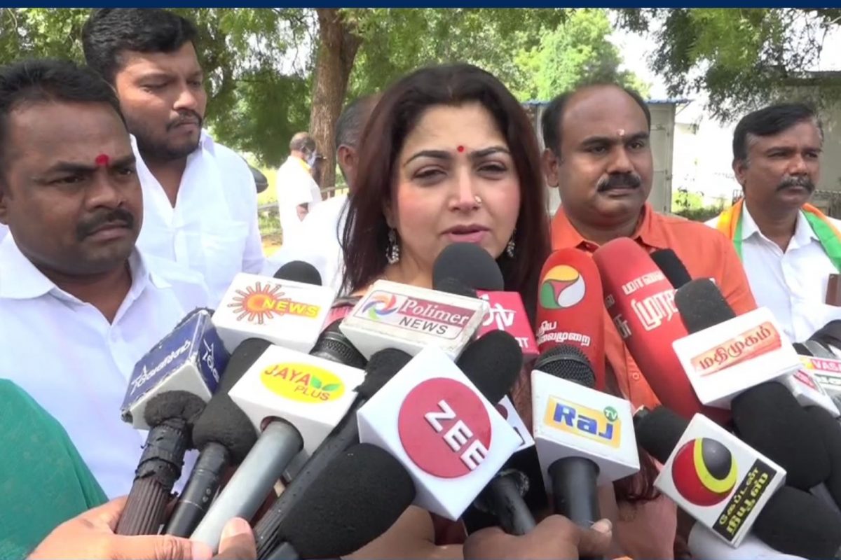 ஆளுநரை இழிவாக ஒருமையில் பேசுவது தான் திராவிட மாடலா? நடிகை குஷ்பு