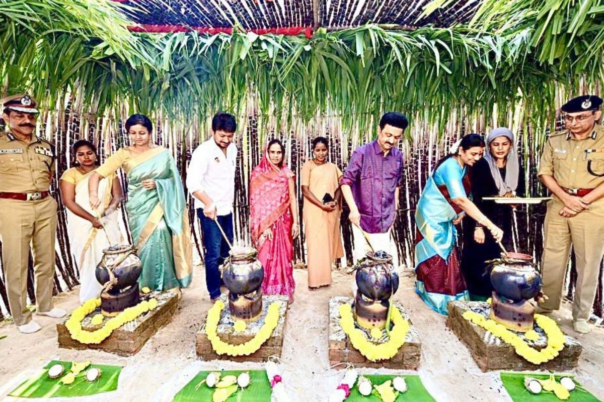 காவலர் குடியிருப்பு பொங்கல் விழா - முதல்வர் ஸ்டாலின் பங்கேற்பு