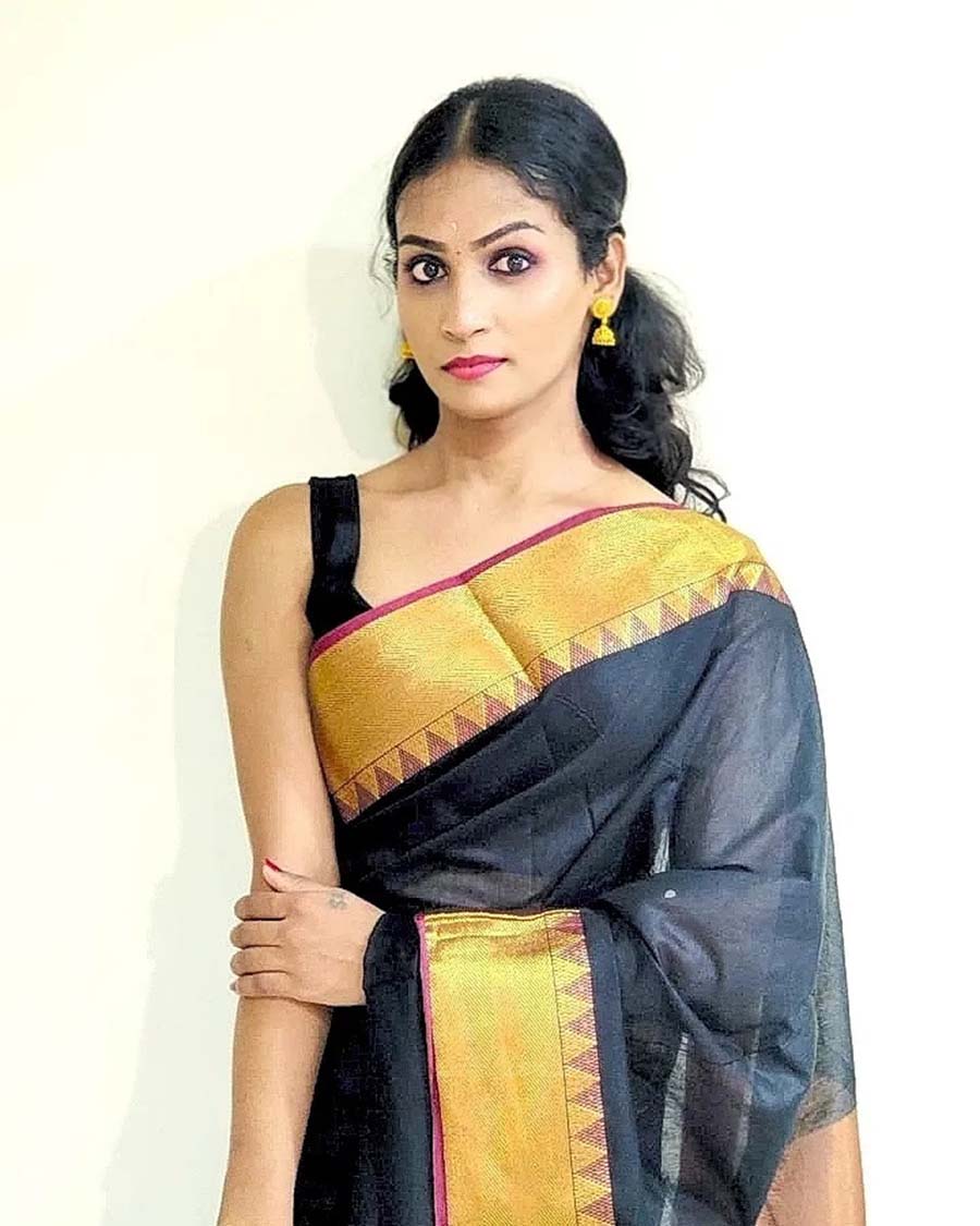  பாரதி கண்ணம்மா எனக் குறிப்பிட்டு புகைப்படமும் வெளியிட்டிருந்தார் ஷிவின்.