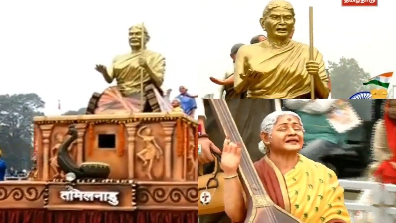 குடியரசு தினம்: டெல்லியை கலக்கிய தமிழ்நாடு ஊர்தி.. எழுந்து நின்று கைதட்டிய பெண்கள்!