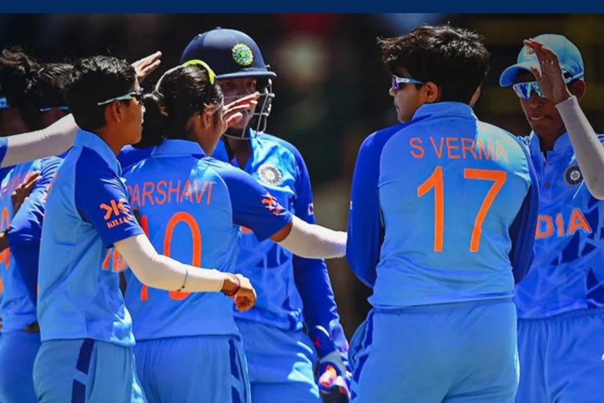 நியூசிலாந்து அணியை வென்ற உற்சாகத்தில் இந்திய அணி. 
