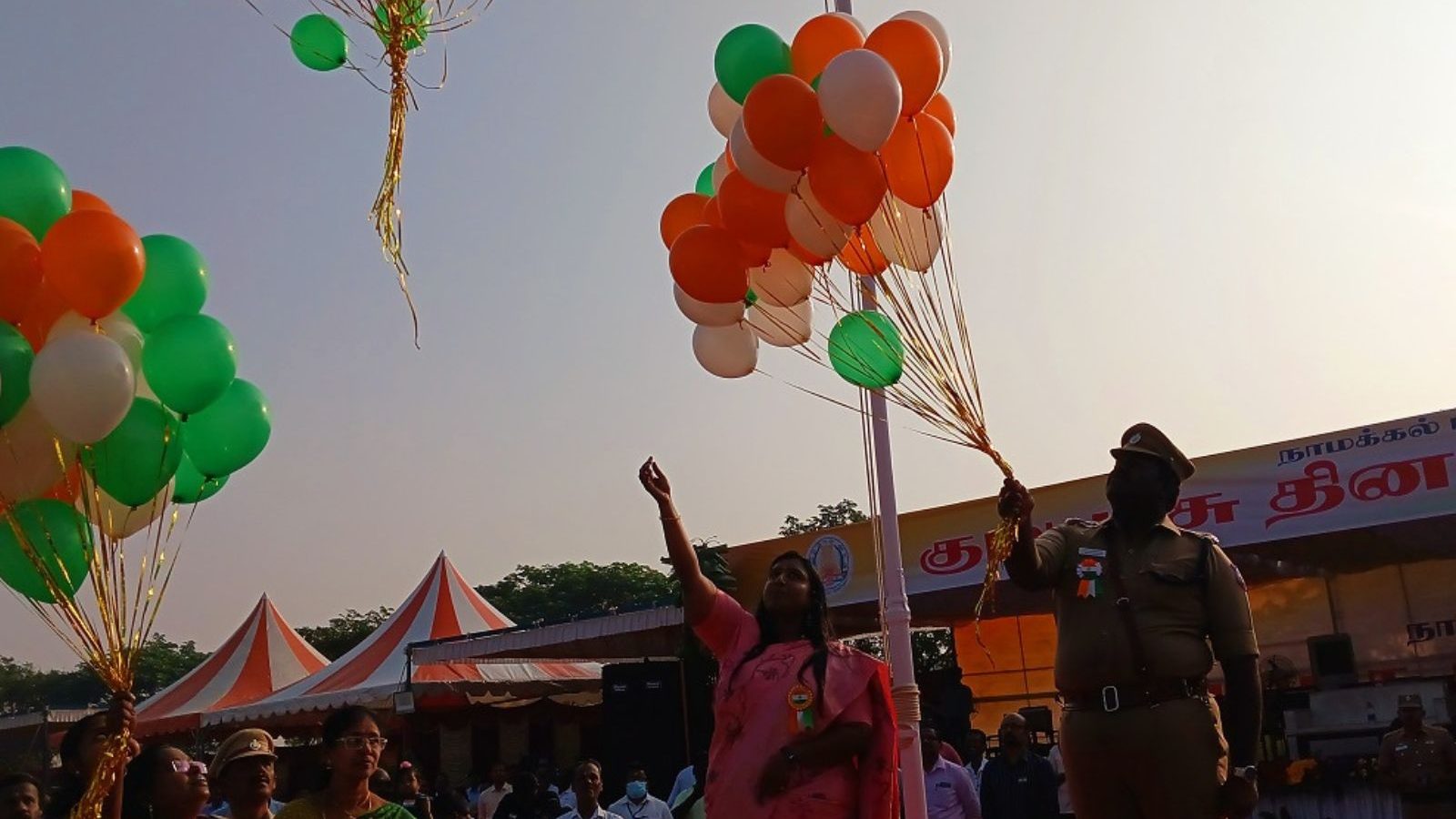 நாமக்கல் | விமர்சையாக கொண்டாடப்பட்ட 74- வது குடியரசு தின விழா(புகைப்படங்கள்)